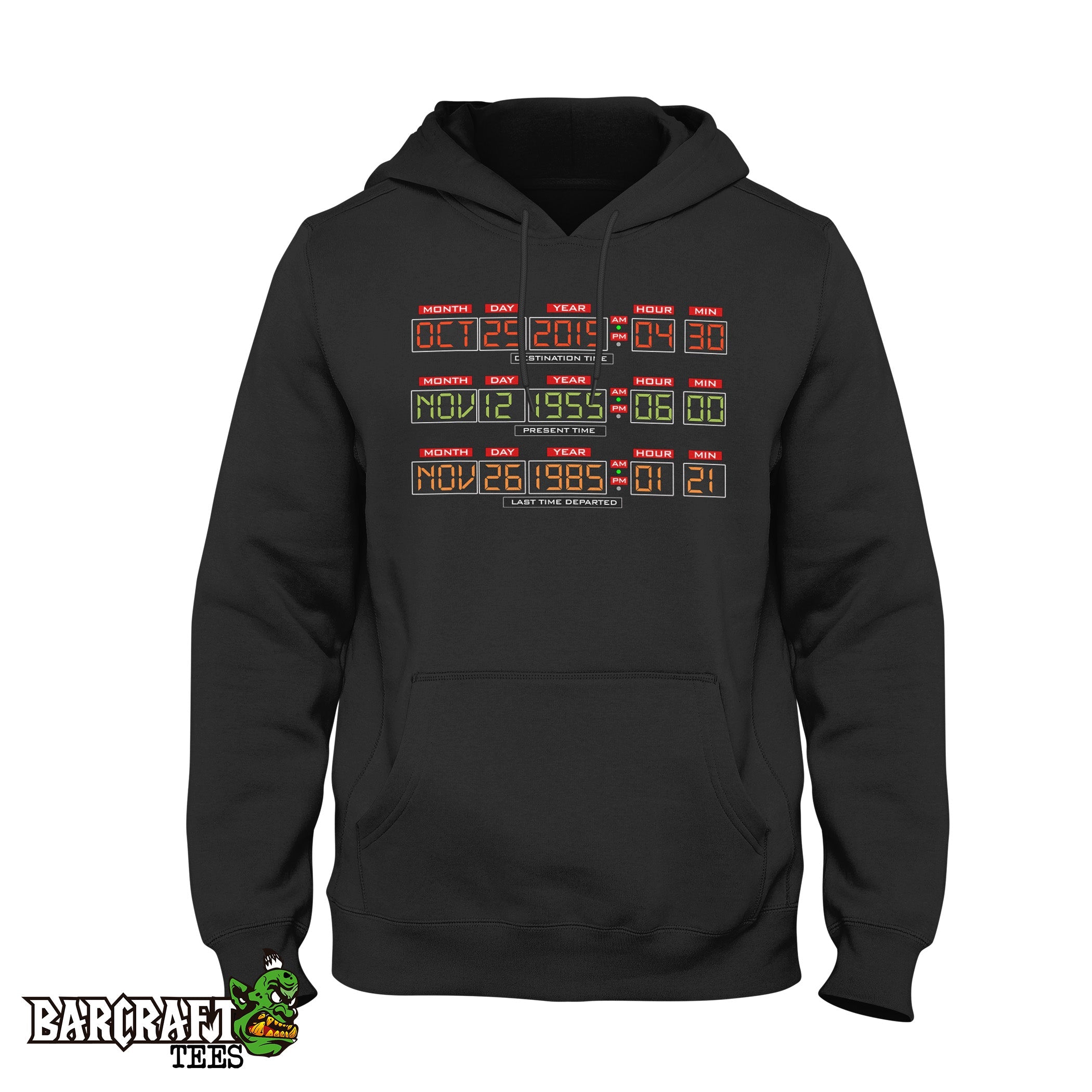 Delorean time machine dashboard Hoodie