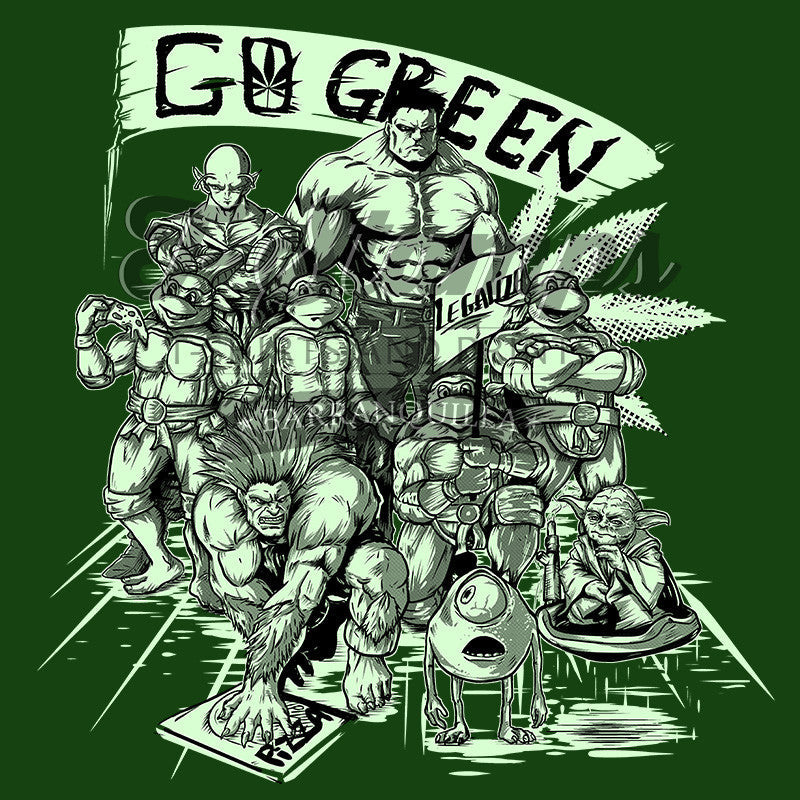 Go Green Legalize Arte