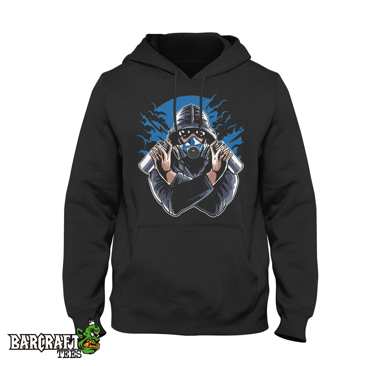 Graffiti gasmask Hoodie