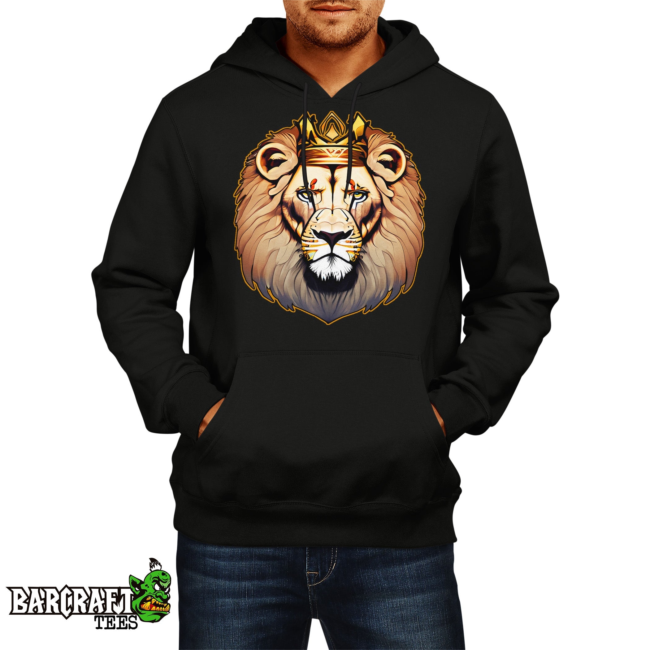 Hoodie Negro Rey Leon 
